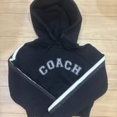 COACH ブラック フード付きパーカーのサムネイル