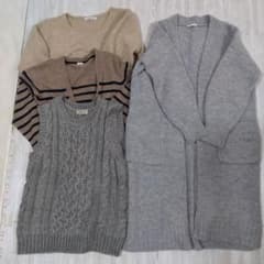 まとめ売り　ニット　カーディガンのサムネイル