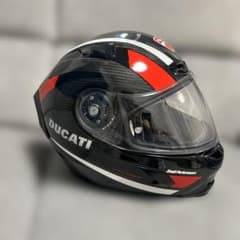 DUCATI X-rite カーボンフルフェイスヘルメット　L DUCATI X-rite カーボンフルフェイスヘルメット L - メルカリ