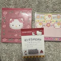 Hello Kitty メモ帳 ローズキティ 平成レア - メルカリ