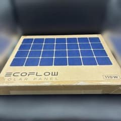 EcoFlow 110W ソーラーパネル 折りたたみ 防災 車中泊 - メルカリ