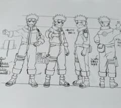 NARUTO アニメ設定資料集 160枚セットのサムネイル