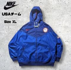 激レアNIKEナイキUSA代表オリンピックチームナイロンジャケットスウッシュXL 激レアNIKEナイキUSA代表オリンピックチームナイロンジャケット