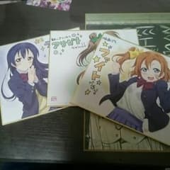 劇場版ラブライブ 特典 ほのかことり色紙のサムネイル