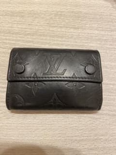 値下げ交渉可】Louis Vuitton ブラック 三つ折り財布 - メルカリ