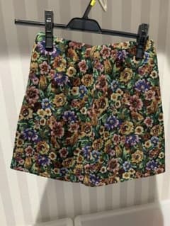 花柄 ミニスカートのサムネイル