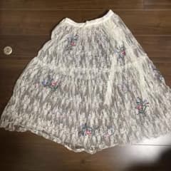 レース刺繍スカートのサムネイル