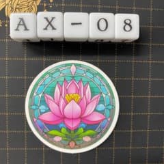 방수 스티커 벽돌 스테인드 글라스 스타일 일러스트 AX-8