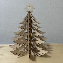 【未開封】オーストリア製 クリスマスツリー 木製のサムネイル