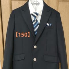 【150】キッズ フォーマルスーツ ネイビー 卒業式 入学式のサムネイル