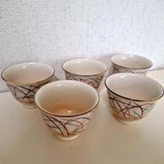 汲出碗5客 清水焼（京焼）金彩色絵 - メルカリ