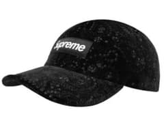 Supreme Velvet Paisley Camp Cap Blackのサムネイル