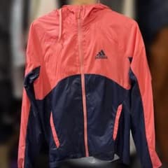 adidas ウィンドブレーカー ピンク/ネイビーのサムネイル
