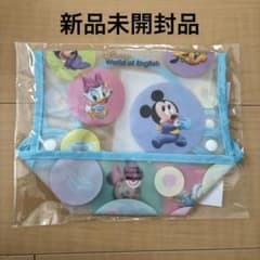 新品未開封　Disney World of English お食事エプロンのサムネイル