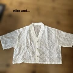 niko and... 半袖シャツ ホワイト Fサイズのサムネイル