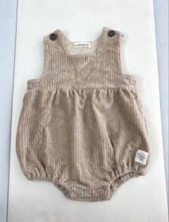 コーデュロイ ベージュロンパース 95cm以下のサムネイル