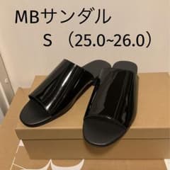 MB エナメルサンダル 黒 S 未使用のサムネイル