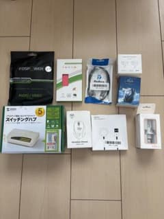 PC周辺機器まとめ売り ケーブル 充電器 ハブ他のサムネイル