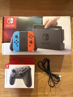 留意点あり】Nintendo Switch 本体＋Proコントローラーセット - メルカリ