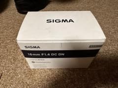 【超美品】SIGMA 16mm F1.4 DC DN 単焦点※レンズフィルタ付のサムネイル
