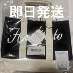 herlipto HLT Canvas Mini Tote black - メルカリ
