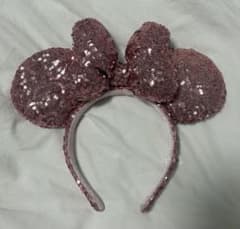 ディズニー カチューシャ ミニー スパンコール ピンクのサムネイル