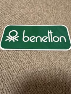 【当時もの】benetton ステッカーのサムネイル