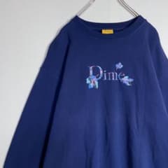 人気デザイン】ダイム スウェット センター刺繍ロゴ 人気Lサイズ