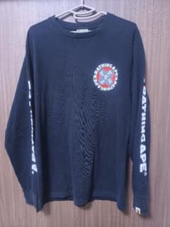 A BATHING APE ロンT 長袖 ブラック - メルカリ