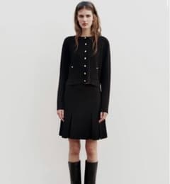 ZARA ゴールドボタンニットカーディガンのサムネイル