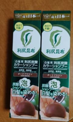 利尻炭酸カラーシャンプー 2本のサムネイル