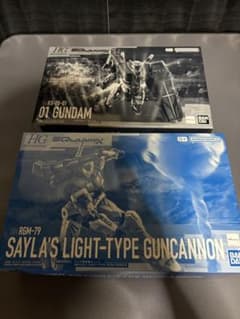HG セイラ専用軽キャノン & 01ガンダム 2点セット GQuuuuuuXのサムネイル