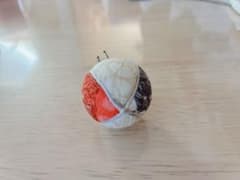 髪飾り　和玉　お祭り　ハンドメイド　直径2.7㎝のサムネイル