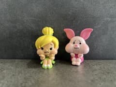 ディズニーキャラクター すねてマス フィギュア ティンカー・ベル ピグレットのサムネイル