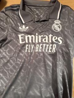 adidas Real Madrid シャツ Mサイズ グレーのサムネイル
