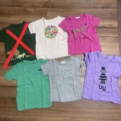 モンベル等　子供Tシャツ　5枚まとめ売りのサムネイル