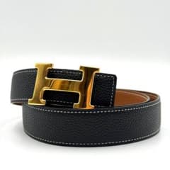 新品ベルト エルメス コンスタンス ベルト Hバックル ゴールド金具