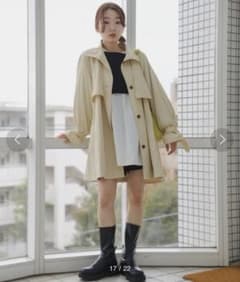 kastane ベージュ トレンチコート スプリングコートのサムネイル