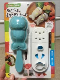 キャラ弁やお弁当作りに★あざらしおにぎりセットのサムネイル