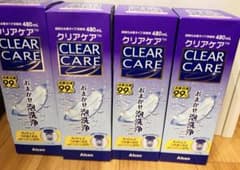 Alcon CLEAR CARE クリアケア 480ml 4本セットのサムネイル