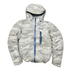 Columbia コロンビア ダウンジャケット スノー カモフラ 白PUFF S 
