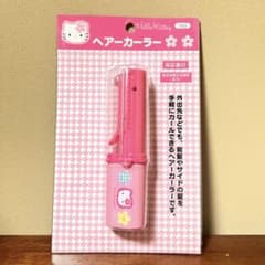 【超美品】キティ　ヘアーカーラー　カオハナ　サンリオ　1997年製　コテ　平成 超美品】キティ ヘアーカーラー カオハナ サンリオ 1997年製