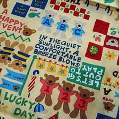 ２m＊大きいサイズ・生地・布・はぎれ・子供部屋・小窓カーテン☆キッズ＊入園・入学のサムネイル