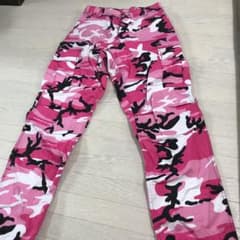 パンツ 迷彩柄 ピンクのサムネイル