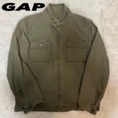 美品 GAP ミリタリージャケット スタンドカラー M65 短丈 スイングトップ