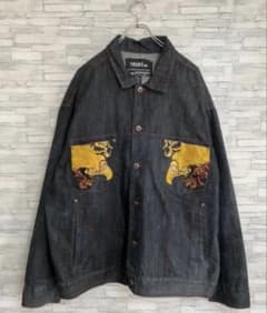 TRUST USA 刺繍デニムジャケット 雰囲気抜群のサムネイル
