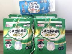 うす型長時間はくパンツ Mサイズ 32枚入り　４セットおまけのサムネイル