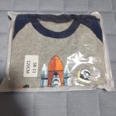 スペースシャトル柄 パジャマ 上下セット 120cmのサムネイル