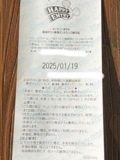 ハッピーエントリー　１月１９日（日）１名様分のサムネイル