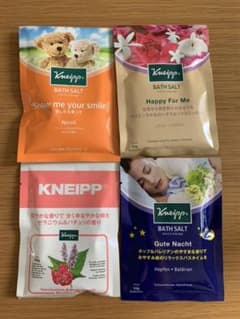 クナイプ バスソルト トライアルセット 4種類のサムネイル